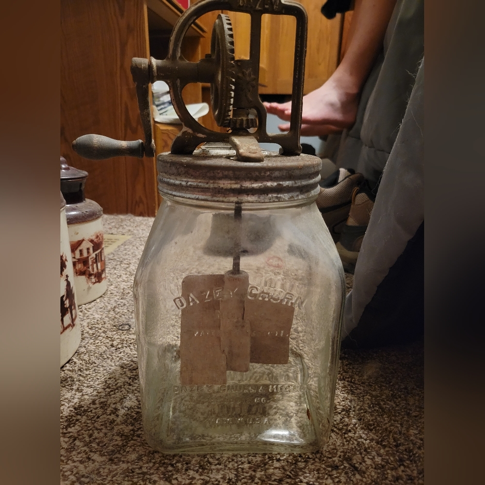 Vintage Dazey Butter Churn